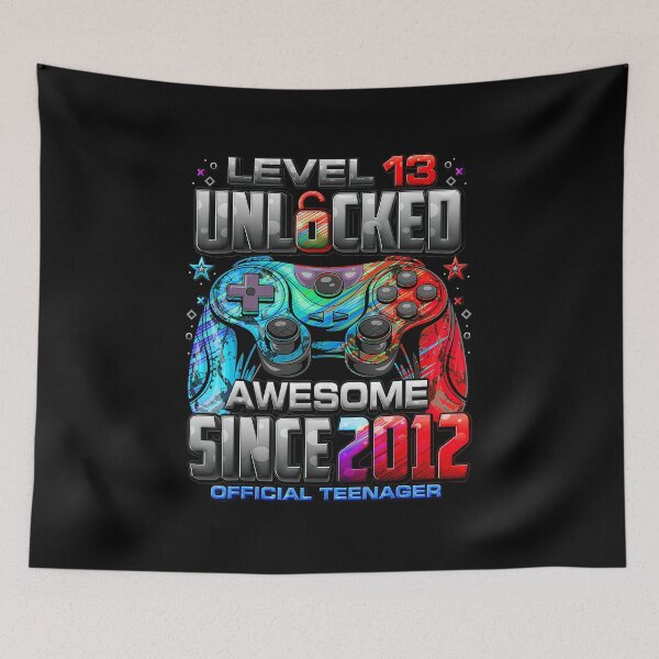 Item preview, Level 13 Birthday Gamer Controller Awesome Since 2012 designed and sold by FGTV2021.