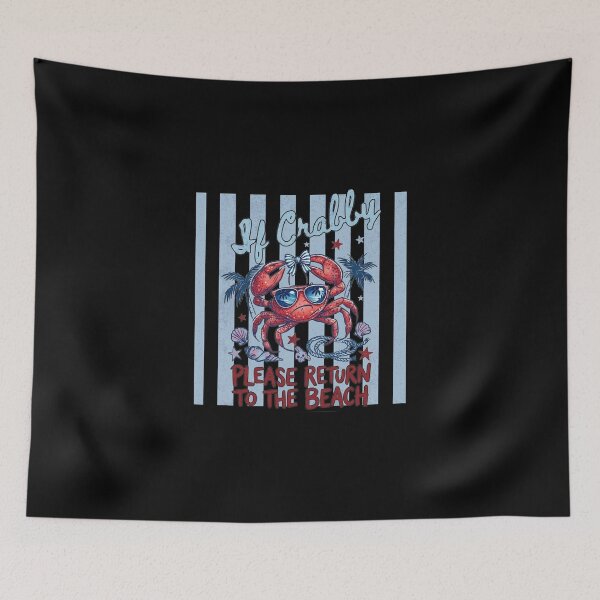 Item preview, If Crabby Please Return to The Beach, Feeling Beachy designed and sold by thomas-frame.