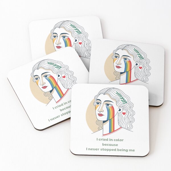 Item preview, I Cried in Color – Rainbow Tears LGBTQ Pride Art (Pride Month Special Edition) designed and sold by asliberry.