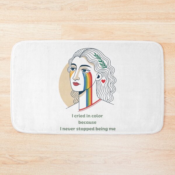 Item preview, I Cried in Color – Rainbow Tears LGBTQ Pride Art (Pride Month Special Edition) designed and sold by asliberry.