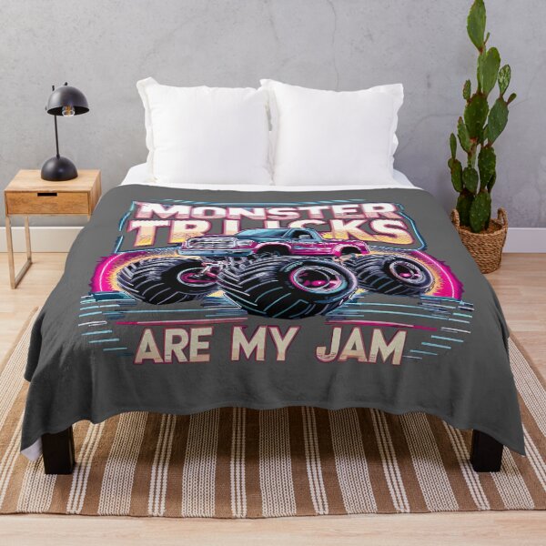 Item preview, Monster Trucks are My Jam Comfort Colors designed and sold by KristineLi.