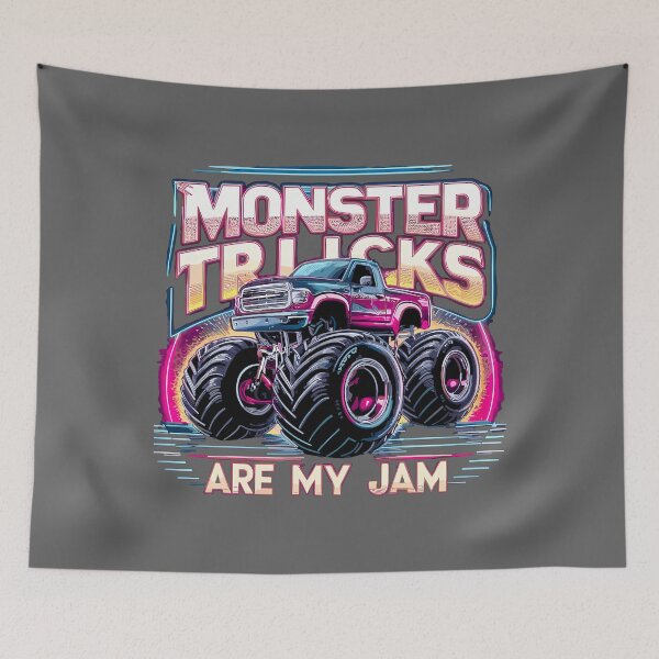 Item preview, Monster Trucks are My Jam Comfort Colors designed and sold by KristineLi.