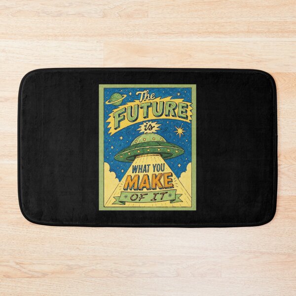 Item preview, Retro Space Poster The Future Is What You Make Of It designed and sold by ferminhays.