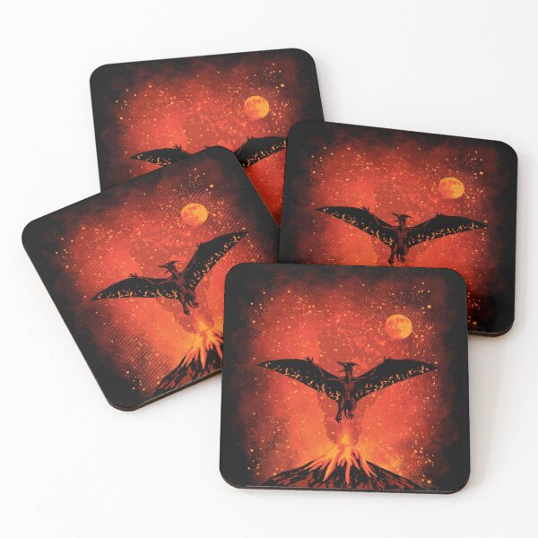 Item preview, Volcanic Pteranodon - Kaiju Fire Bird Monster Art designed and sold by MrGlayga.