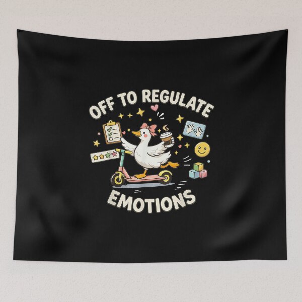 Item preview, Off to Regulate Emotions Funny Goose ABA Therapy Therapist designed and sold by thomas-frame.