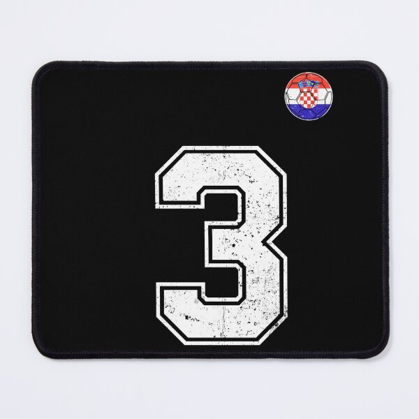 Item preview, Croatia Soccer Number 3 Vintage Sports Fan designed and sold by KristenosNehk.