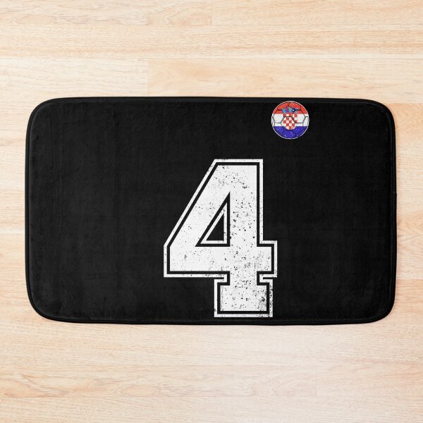Item preview, Croatia Soccer Number 4 Vintage Sports Fan designed and sold by KristenosNehk.