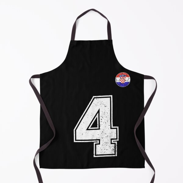 Item preview, Croatia Soccer Number 4 Vintage Sports Fan designed and sold by KristenosNehk.