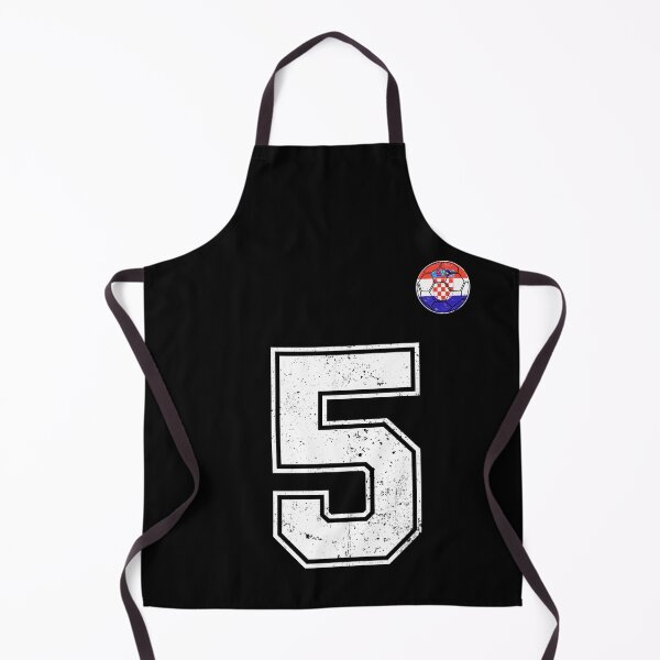 Item preview, Croatia Soccer Number 5 Vintage Sports Fan designed and sold by KristenosNehk.