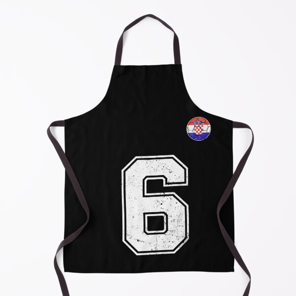 Item preview, Croatia Soccer Number 6 Vintage Sports Fan designed and sold by KristenosNehk.
