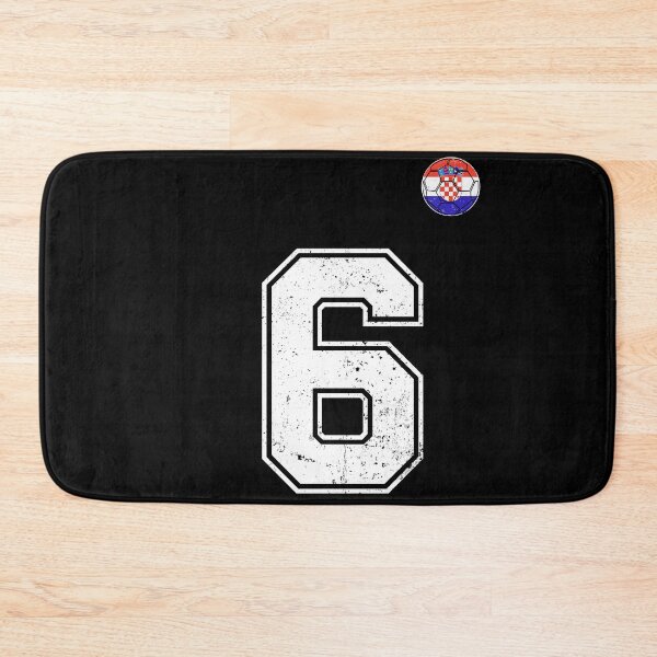 Item preview, Croatia Soccer Number 6 Vintage Sports Fan designed and sold by KristenosNehk.
