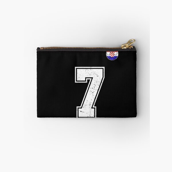 Item preview, Croatia Soccer Number 7 Vintage Sports Fan designed and sold by KristenosNehk.