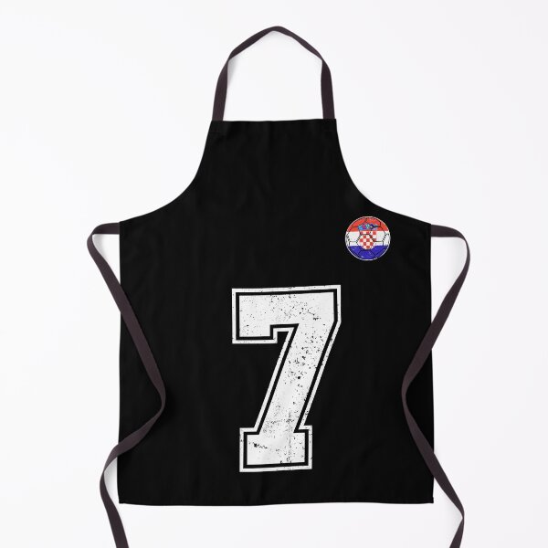 Item preview, Croatia Soccer Number 7 Vintage Sports Fan designed and sold by KristenosNehk.