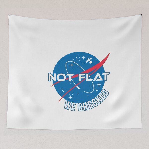 Item preview, Not Flat We Checked Space Science designed and sold by Noheqa.