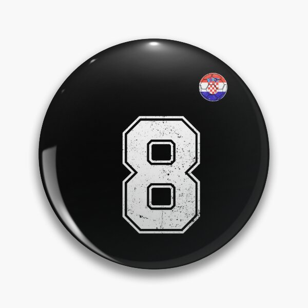 Item preview, Croatia Soccer Number 8 Vintage Sports Fan designed and sold by KristenosNehk.