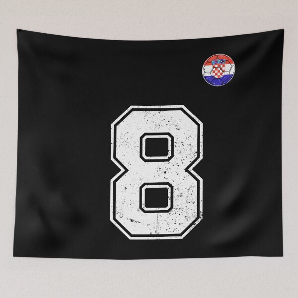 Item preview, Croatia Soccer Number 8 Vintage Sports Fan designed and sold by KristenosNehk.