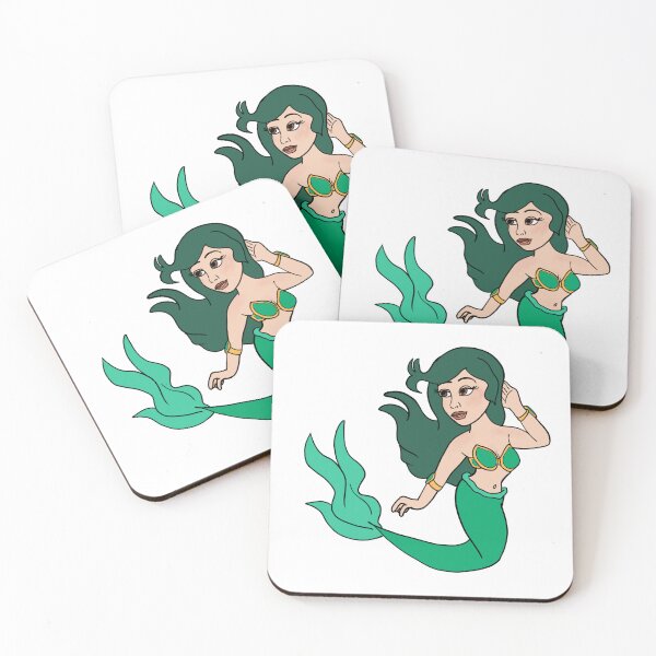 Item preview, Jade Mermaid designed and sold by Fawnadeer.