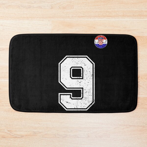 Item preview, Croatia Soccer Number 9 Vintage Sports Fan designed and sold by KristenosNehk.