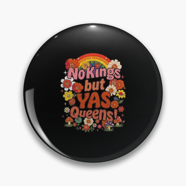 Item preview, No Kings but YAS Queens Rainbow LGBTQ Pride Ally designed and sold by thomas-frame.