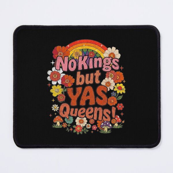 Item preview, No Kings but YAS Queens Rainbow LGBTQ Pride Ally designed and sold by thomas-frame.