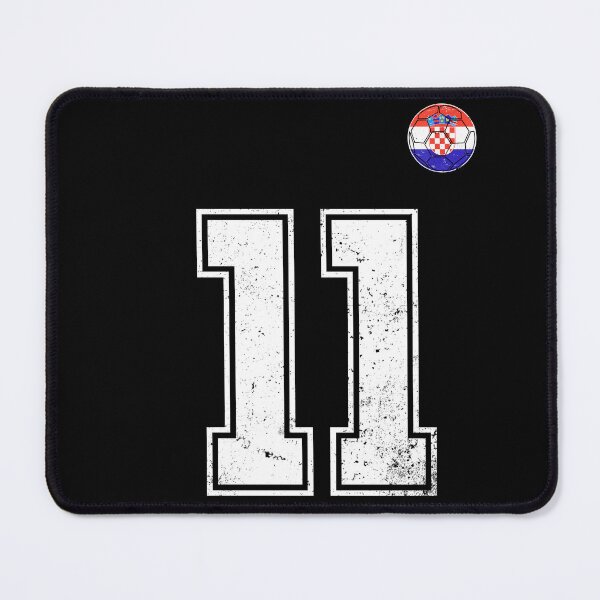 Item preview, Croatia Soccer Number 11 Vintage Sports Fan designed and sold by KristenosNehk.