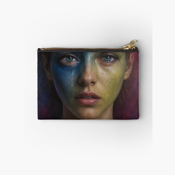 Item preview, young crying woman with red hair designed and sold by cloude-vigal.