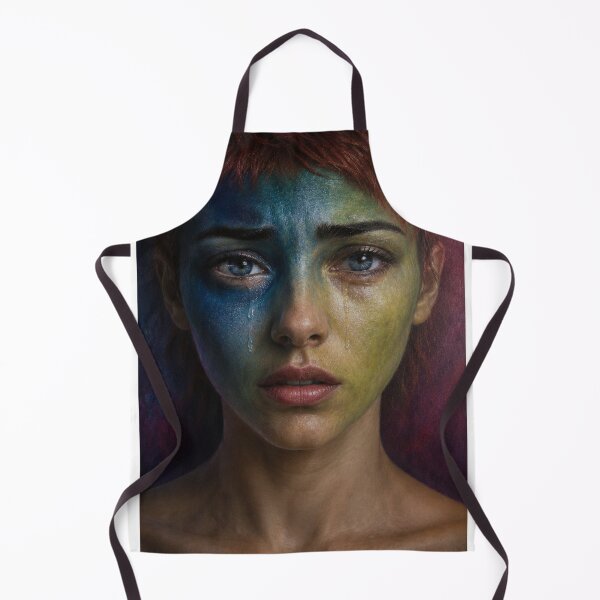 Item preview, young crying woman with red hair designed and sold by cloude-vigal.