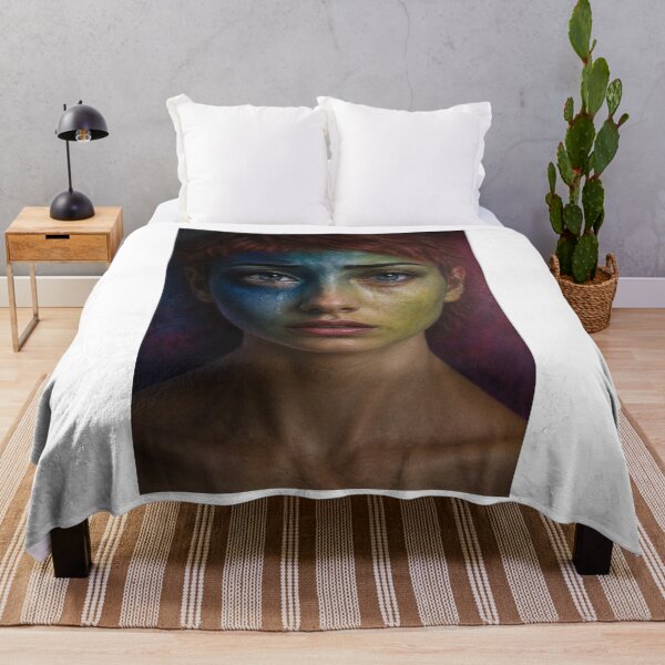Item preview, young crying woman with red hair designed and sold by cloude-vigal.