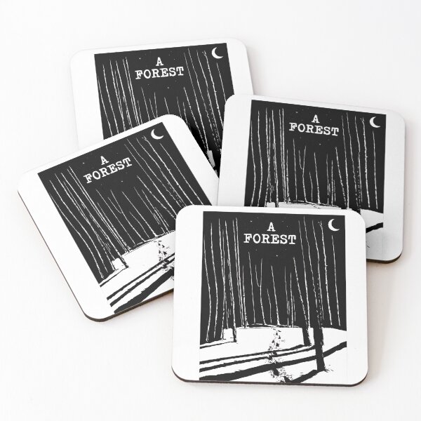 Item preview, Minimalist Forest Snow Path Trees Art designed and sold by Noheqa.