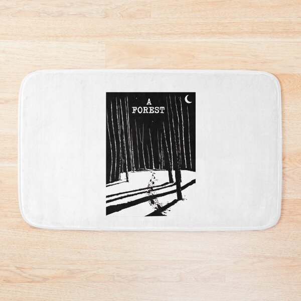 Item preview, Minimalist Forest Snow Path Trees Art designed and sold by Noheqa.