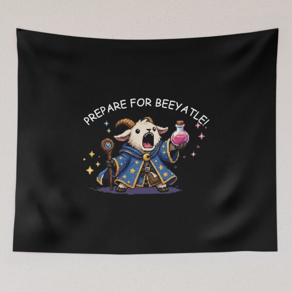 Item preview, Prepotente Funny Goat Wizard Meme Prepare for Battle Humor designed and sold by thomas-frame.