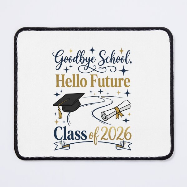 Item preview, Goodbye School Hello Future Class Of 2026 Graduation Graduate Senior designed and sold by RetroMini2026.