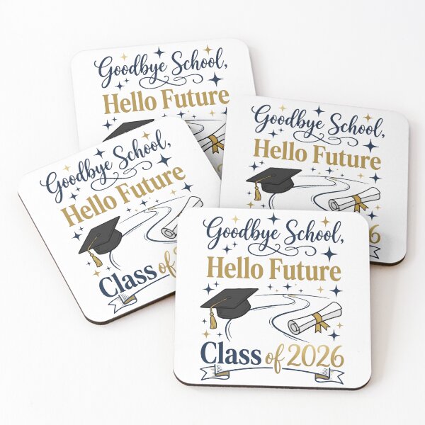 Item preview, Goodbye School Hello Future Class Of 2026 Graduation Graduate Senior designed and sold by RetroMini2026.