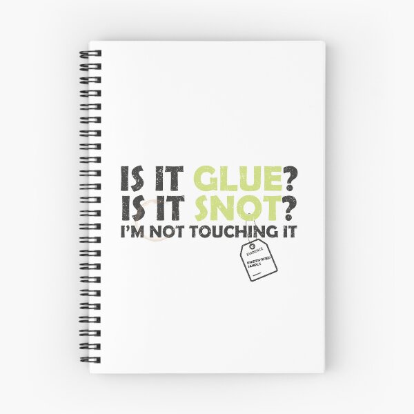 Item preview, Is It Glue Is It Snot Funny Daycare Teacher Design Black Version designed and sold by The Sticky Clipboard.