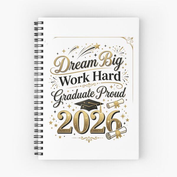 Item preview, Dream Big Work Hard Graduate Proud 2026 Class Of 2026 Student Graduation designed and sold by RetroMini2026.