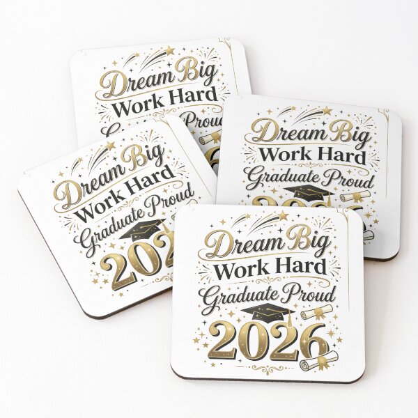 Item preview, Dream Big Work Hard Graduate Proud 2026 Class Of 2026 Student Graduation designed and sold by RetroMini2026.