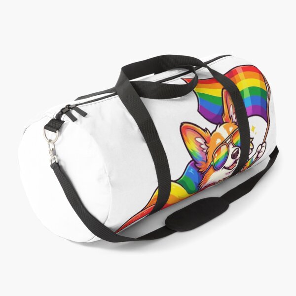 Item preview, BARKING FOR EQUALITY Corgi Rainbow Pride Dog designed and sold by snowry.