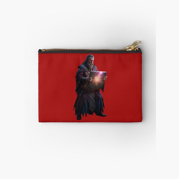 Item preview, Fantasy Dwarf Mage Runesmith holding Magic Spell Book designed and sold by Utopian-Magic.
