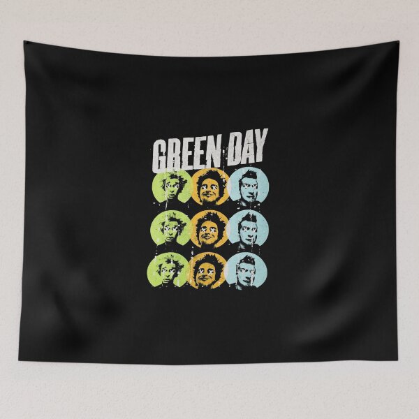 Item preview, Green Day Band Members Vintage Portrait Art designed and sold by Dimeure-ART.