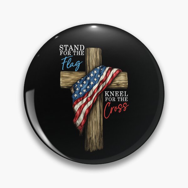 Item preview, Stand For The Flag Kneel For The Cross designed and sold by Johnny-Store.