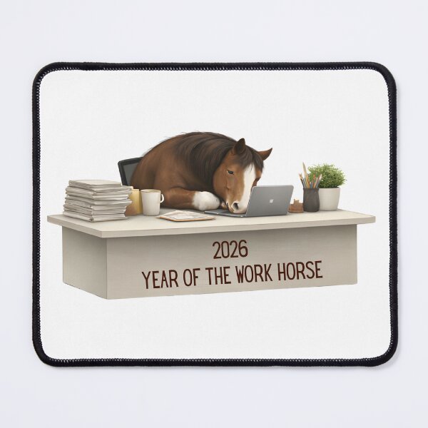 Item preview, 2026 Year of the Work Horse: Office Humor designed and sold by SparkSpiral.