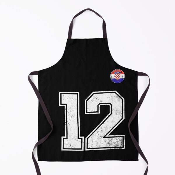 Item preview, Croatia Soccer Number 12 Vintage Sports Fan designed and sold by KristenosNehk.
