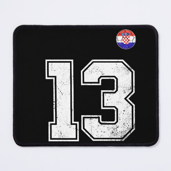Item preview, Croatia Soccer Number 13 Vintage Sports Fan designed and sold by KristenosNehk.