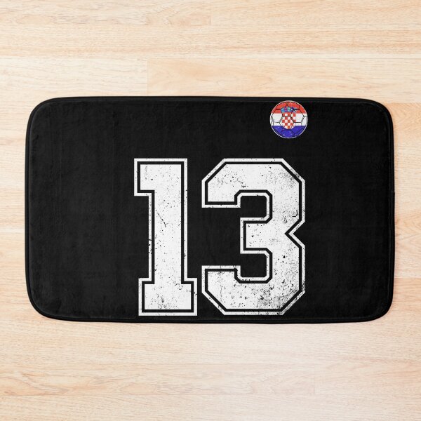Item preview, Croatia Soccer Number 13 Vintage Sports Fan designed and sold by KristenosNehk.