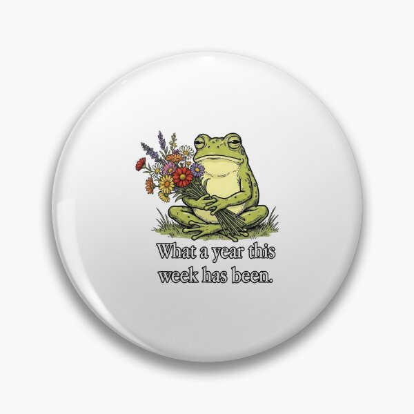 Item preview, What a Year This Week has Been Frog designed and sold by thomas-frame.