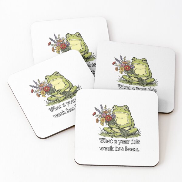 Item preview, What a Year This Week has Been Frog designed and sold by thomas-frame.
