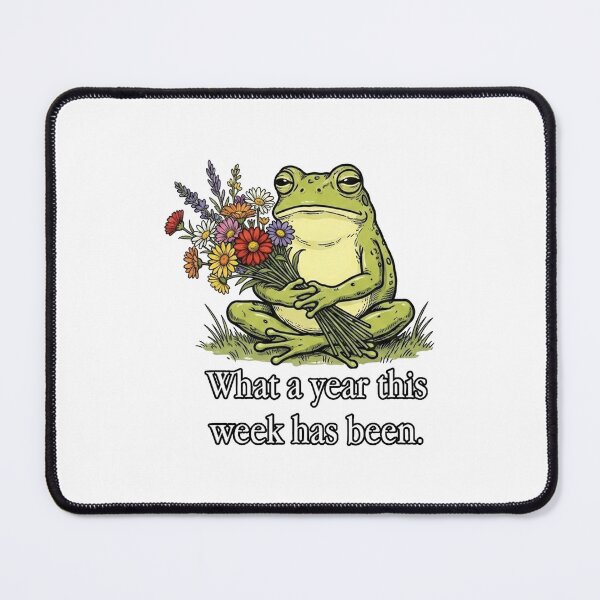 Item preview, What a Year This Week has Been Frog designed and sold by thomas-frame.