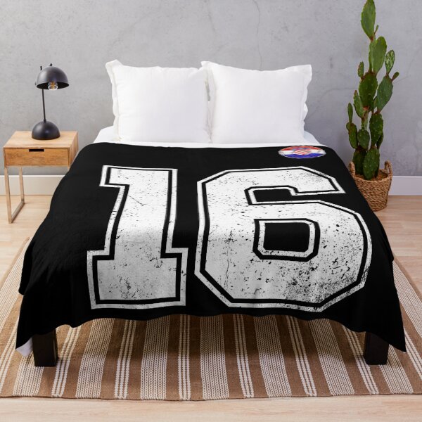 Item preview, Croatia Soccer Number 16 Vintage Sports Fan designed and sold by KristenosNehk.