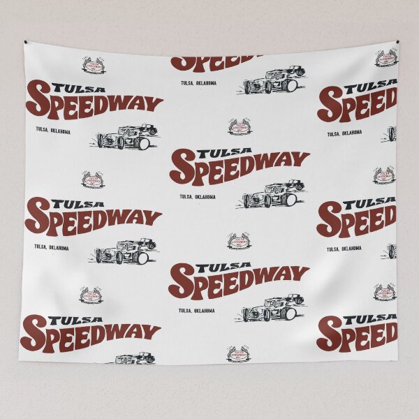 Item preview, Tulsa Fairgrounds Speedway Retro Design designed and sold by Etikett.