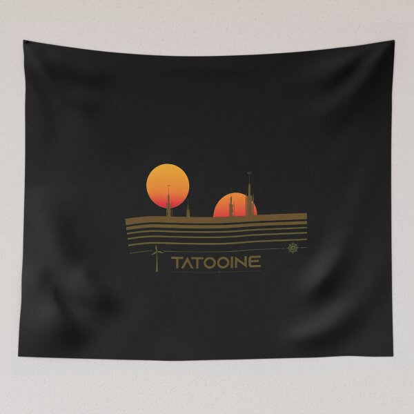 Item preview, Desert Planet Sunset Retro View  designed and sold by folk-4-arts.